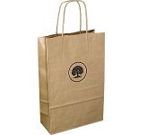 A4 Sustainable Kraft Twist Handled Paper Carrier Bag