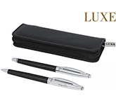 Luxe Stanford Pen Set In Leather Pouch