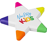 Printed Star Highlighters for schools, colleges and universities at GoPromotional