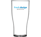Reusable Plastic Pint Beer Glass - 625ml