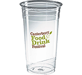 Festival Disposable PET Plastic Smoothie Cup - 600ml